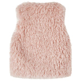 Vidaxl chaleco infantil piel artificial 92 rosa claro