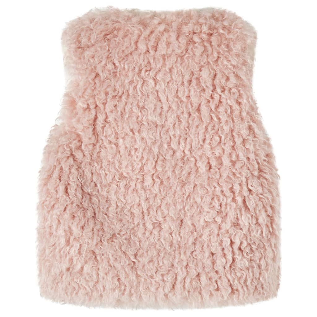 Vidaxl Children's Vest Artificial Pelly 104 Pink chiaro