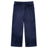 Pantalones para niños Vidaxl Velvet 104 Blue oscuro