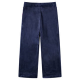 Vidaxl Kinderhosen Velvet 116 Dunkelblau