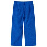 Vidaxl Kinderbroek 92 Rib Velvet Cobalt Blue