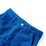 Vidaxl Kinderbroek 92 Rib Velvet Cobalt Blue