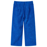 Vidaxl Kinderbroek 140 Rib Velvet Cobalt Bleu