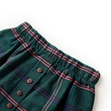 Vidaxl Falda infantil 128 Dark Green
