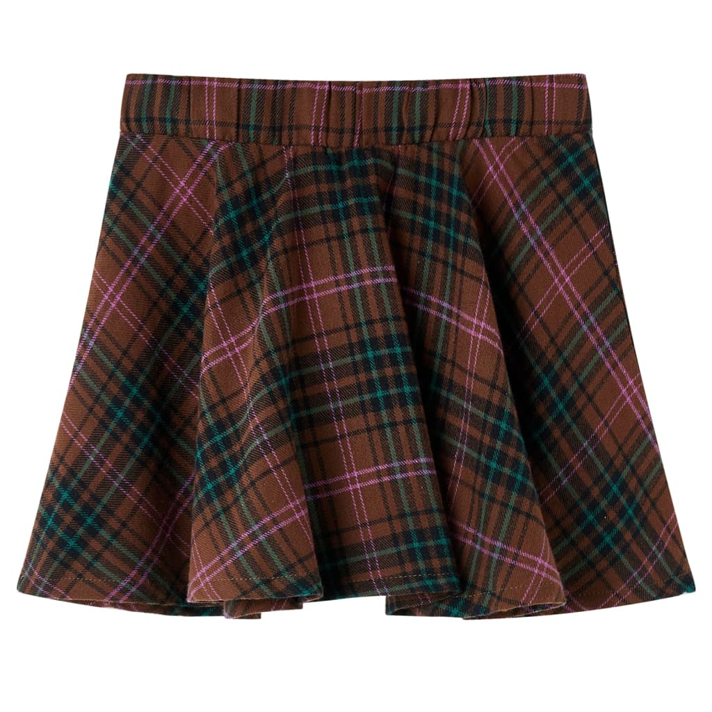 Vidaxl Children's skirt 128 cognac colored