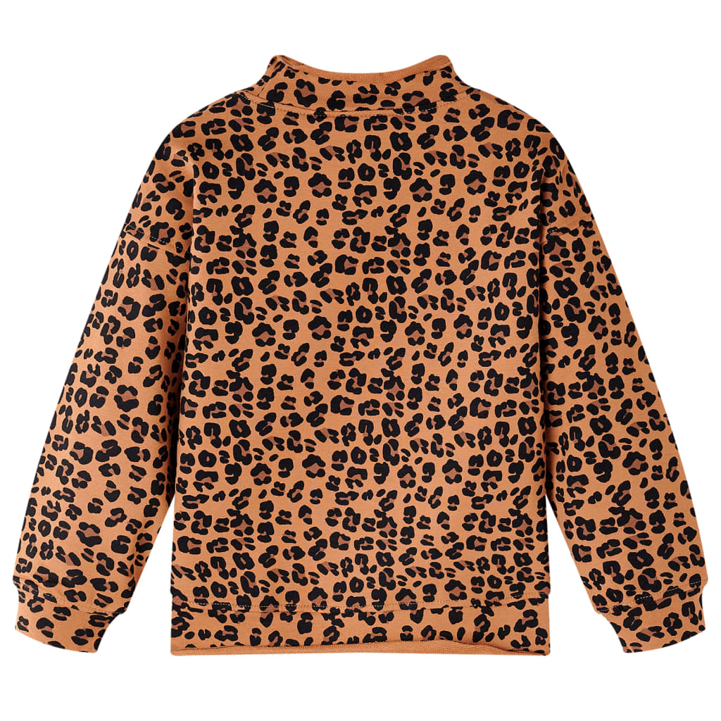 Vidaxl Children's Sweater 140 Light Cognac Colored