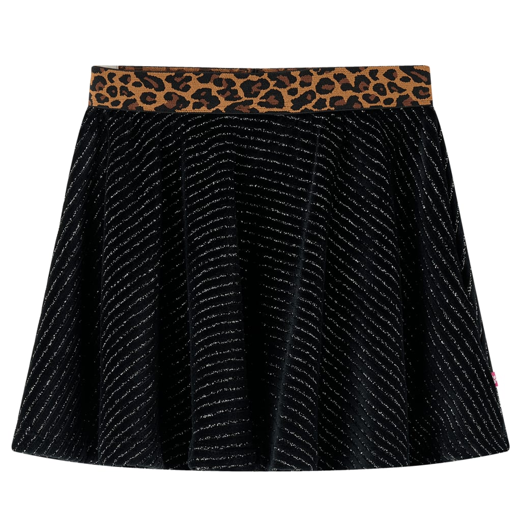 Vidaxl Kinderrock mit Leopard Weste 92 Black