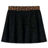 Vidaxl Kinderrock mit Leopard Weste 92 Black