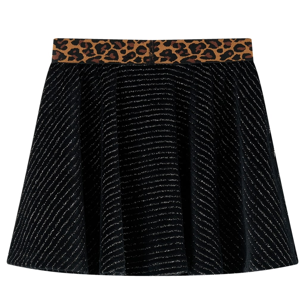 Vidaxl Kinderrock mit Leopard Weste 92 Black