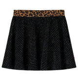 Vidaxl -Kinderrock mit Leopard Weste Band 116 Black