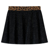 Vidaxl -Kinderrock mit Leopard Weste Band 140 Schwarz