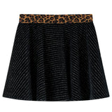 Vidaxl -Kinderrock mit Leopard Weste Band 140 Schwarz