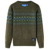 Vidaxl Children's Sweater strikket 104 Kakikentig