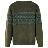 Vidaxl Children's Sweater strikket 104 Kakikentig