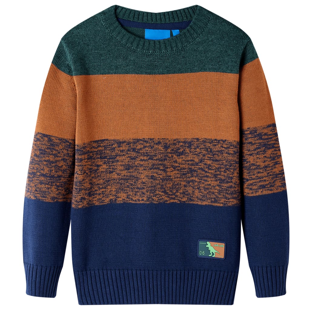 Vidaxl suéter para niños tejido 104 multicolor