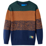 Vidaxl suéter para niños tejido 104 multicolor