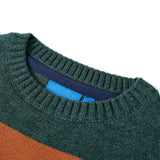 Vidaxl suéter para niños tejido 128 multicolor
