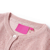 Vidaxl Children's Vest Knitted 104 Pink Soft