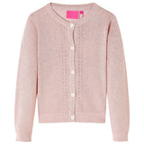 Vidaxl Children's vest Knitted 116 Soft pink