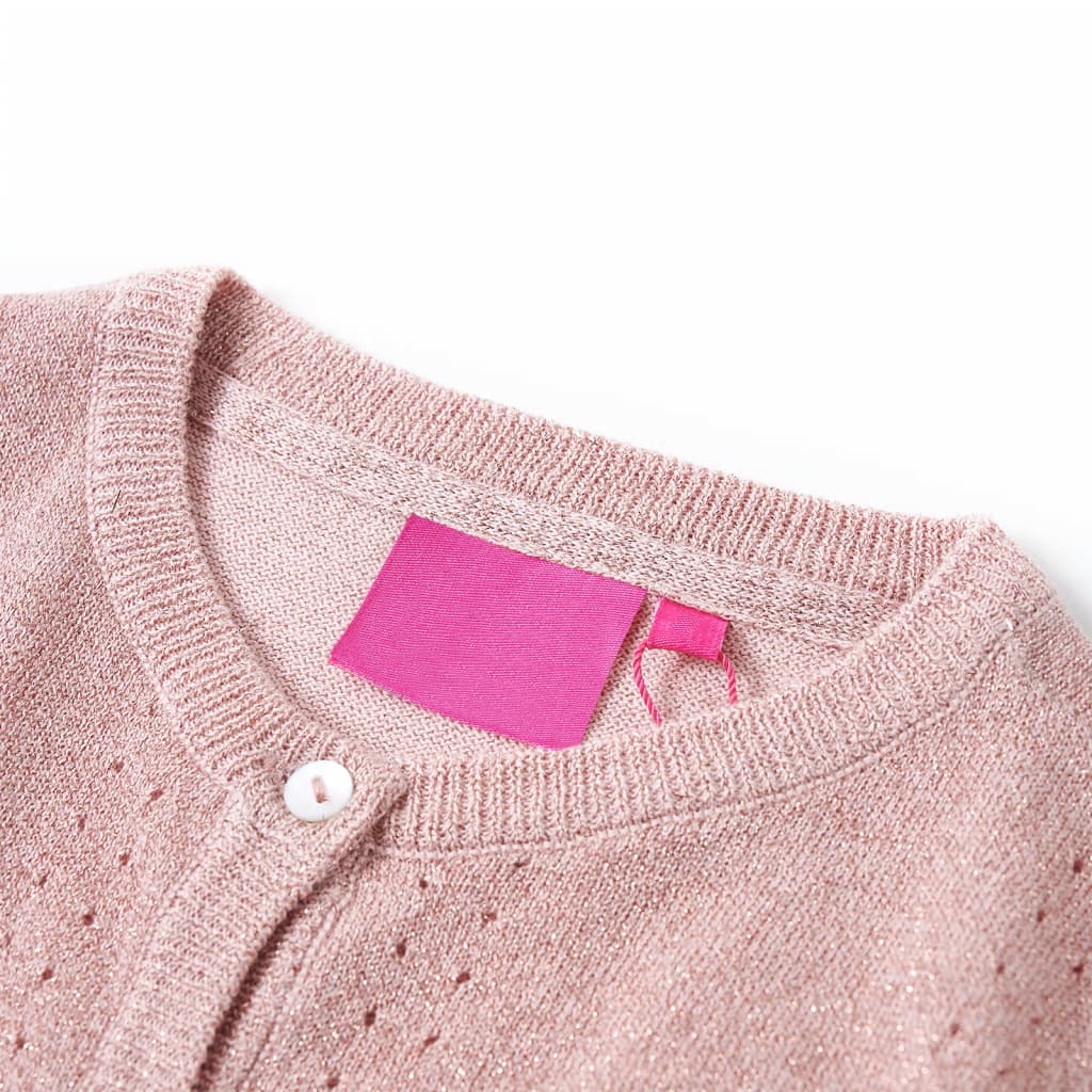 Vidaxl Children's vest Knitted 116 Soft pink