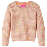 Vidaxl Child's Pull tricoté 92 rose doux