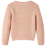 Vidaxl Child's Pull tricoté 92 rose doux