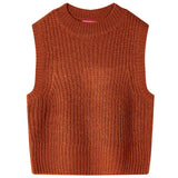 Vidaxl Kindenspencer Knited 104 Cognac Colored