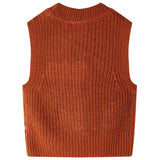 Vidaxl Kindenspencer Knitted 128 Cognac colored