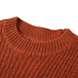Vidaxl Kindenspencer Knitted 128 Cognac colored