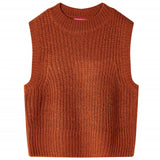 Vidaxl Kindenspencer Knitted 140 Cognac colored