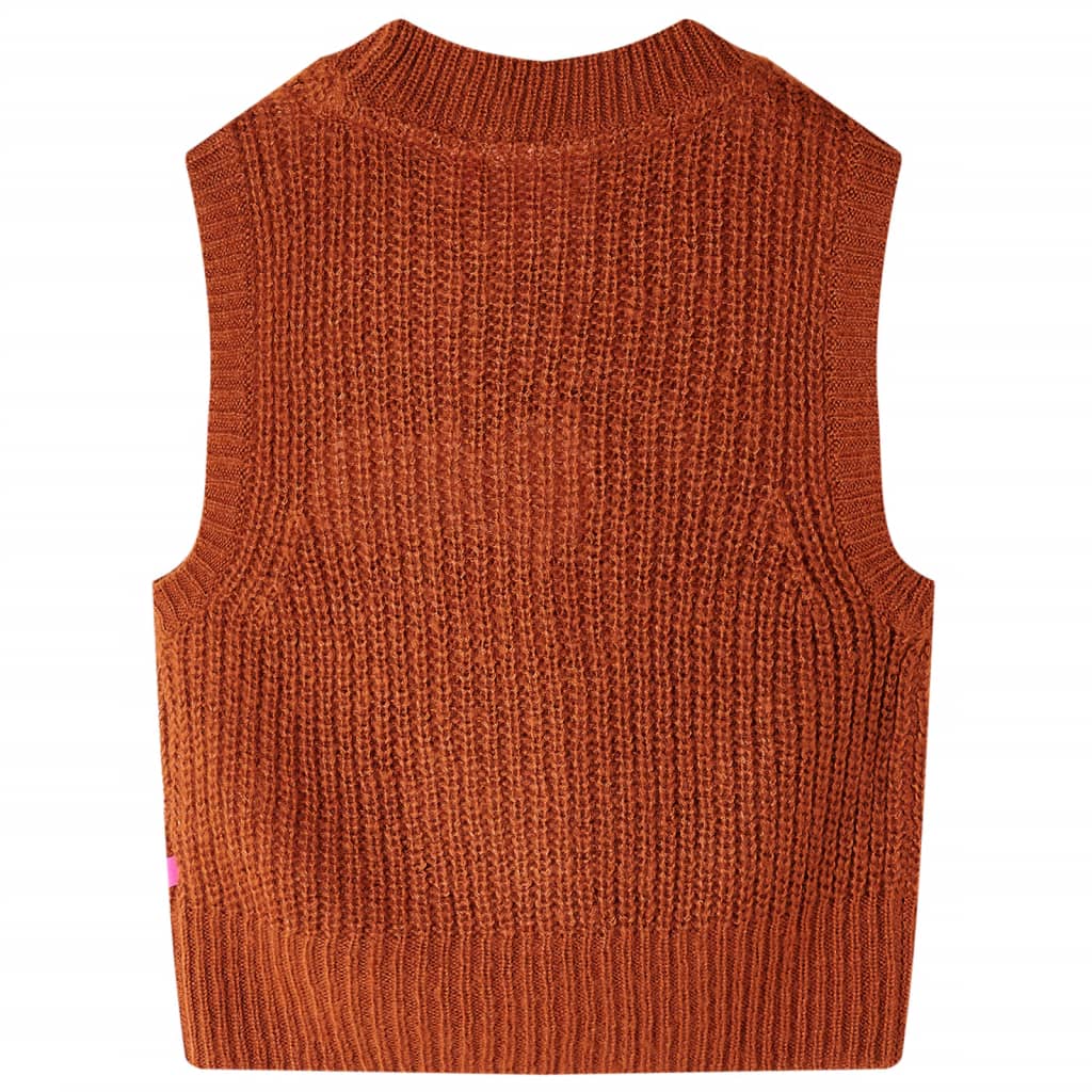 Vidaxl Kindenspencer Knitted 140 Cognac colored