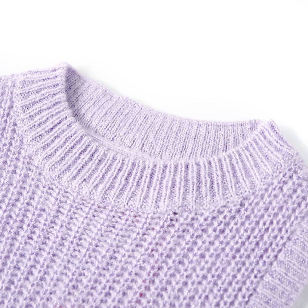 Vidaxl Kindenspencer Knitted 128 Light lilac