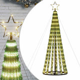 Vidaxl LED vánoční strom 275 LED diody teplé bílé 180 cm