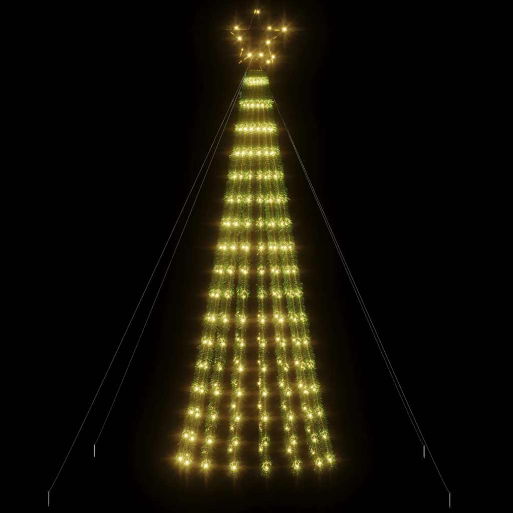 Vidaxl LED vánoční strom 275 LED diody teplé bílé 180 cm