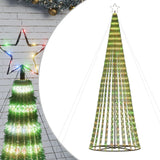 Vidaxl Light Cone 688 LED multiColeados de 300 cm