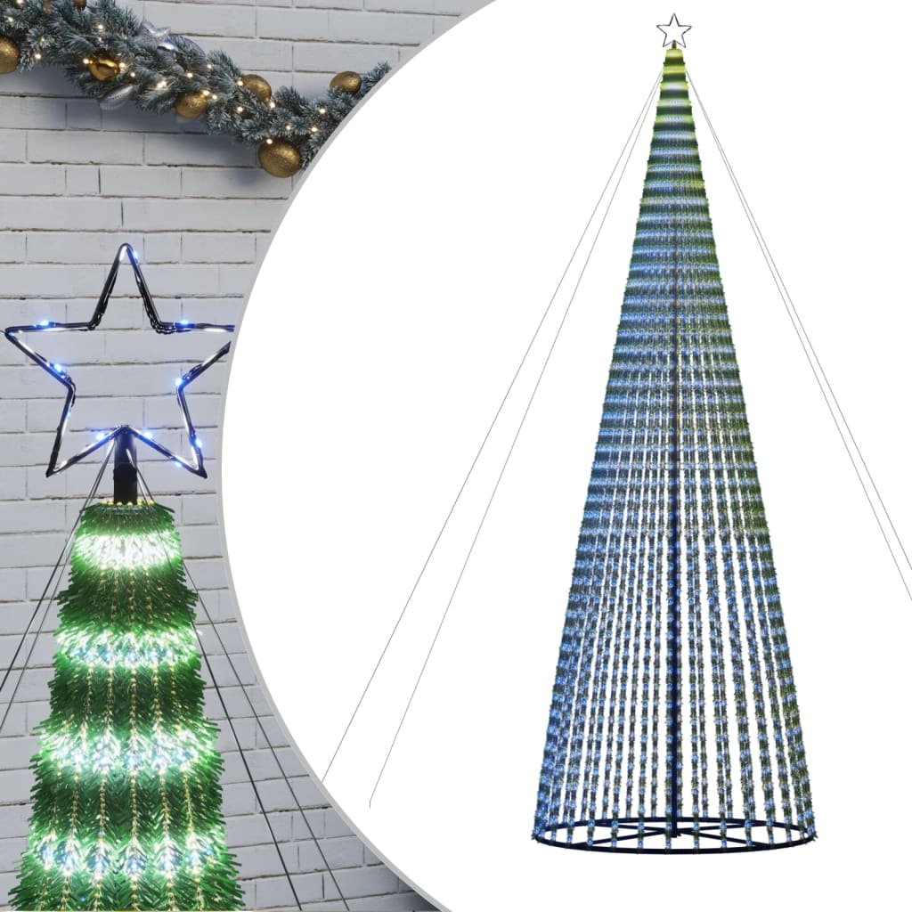 Vidaxl Light Cone 1544 LED blu 500 cm