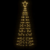 Vidaxl LED Christmas tree with spikes 220 LEDs Warm white 180 cm