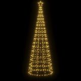 Vidaxl LED Christmas tree with spikes 570 LEDs Warm white 300 cm