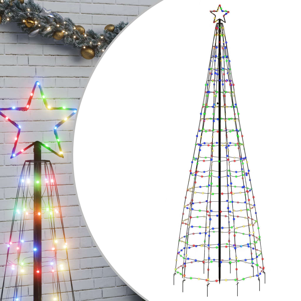 De Vidaxel huet Chrëschtbeem mat Spikes 570 LEDS faarweg 300 cm
