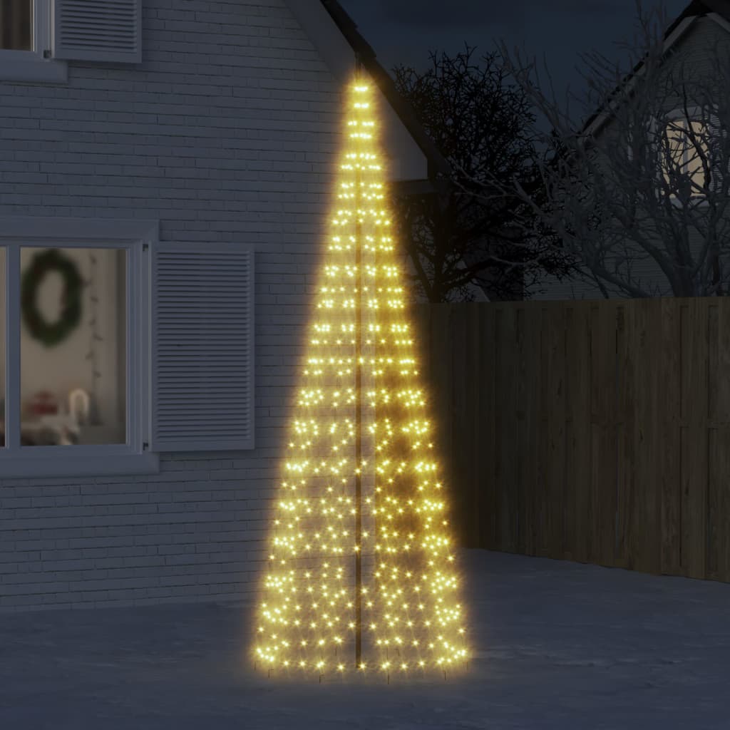 Vidaxel huet de Chrëschtbrad op Vlaegogstmast 550 LEDS waarm wéi 300 cm