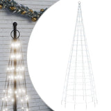 VidaXL LED Christmas tree at Vlaggenmast 550 LEDs Cold White 300 cm