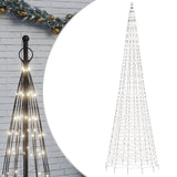 VidaXL LED Christmas tree at flagpole 1534 LEDs Cold White 500 cm