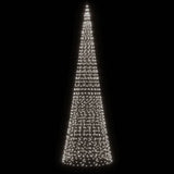 VidaXL LED Christmas tree at flagpole 1534 LEDs Cold White 500 cm
