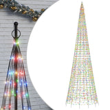 Vidaxl Light Cone su flagpole 1534 LED multicolore 500 cm