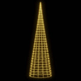 VIDAXL LED -Weihnachtsbaum am Flaggmast 3000 LEDs warmes Weiß 800 cm
