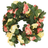 Vidaxl Christmas garlands with flowers 6 st 250 cm spring sunset red