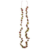 Vidaxl Christmas garlands with flowers 6 st 250 cm wine red