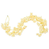 Vidaxl Christmas garlands with flowers 6 pcs 180 cm champagne colored