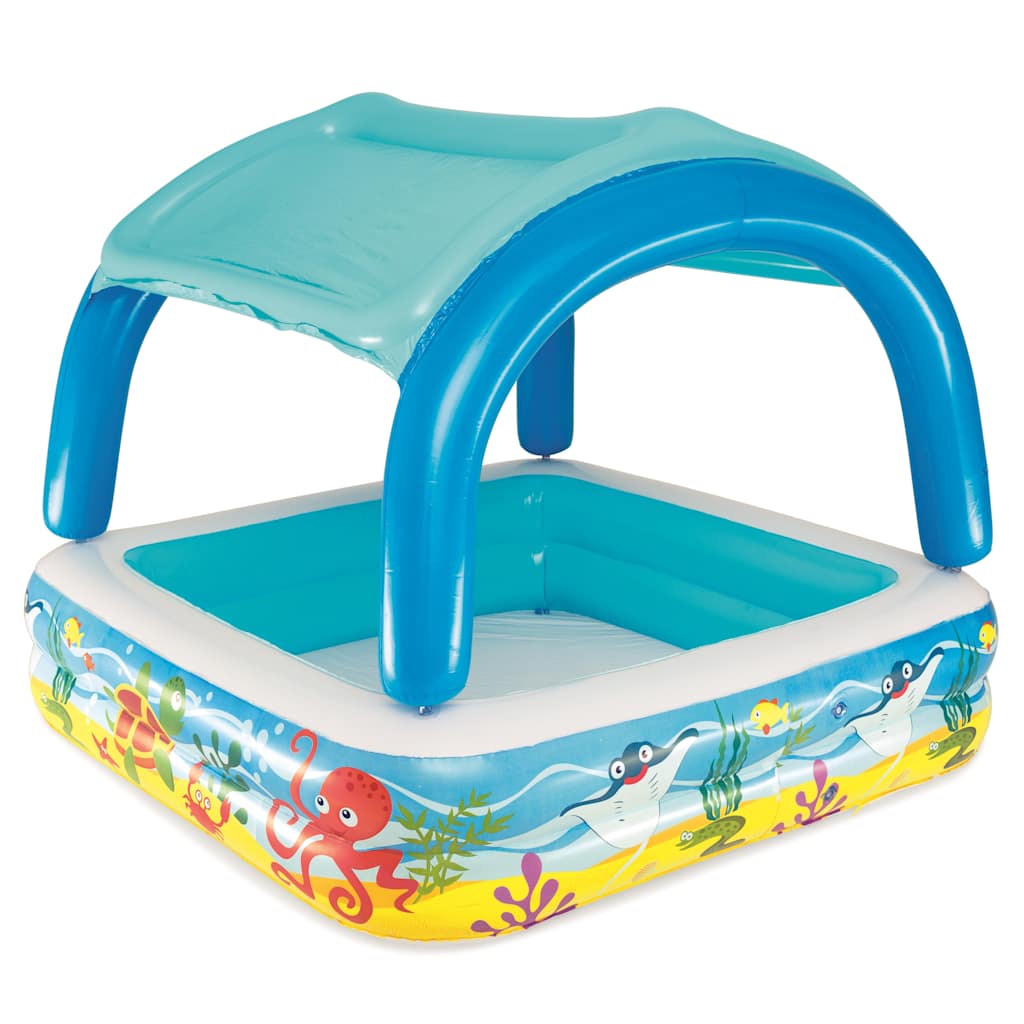 Bestway Play Natumning Pool con techo 140x140x114 cm azul 52192