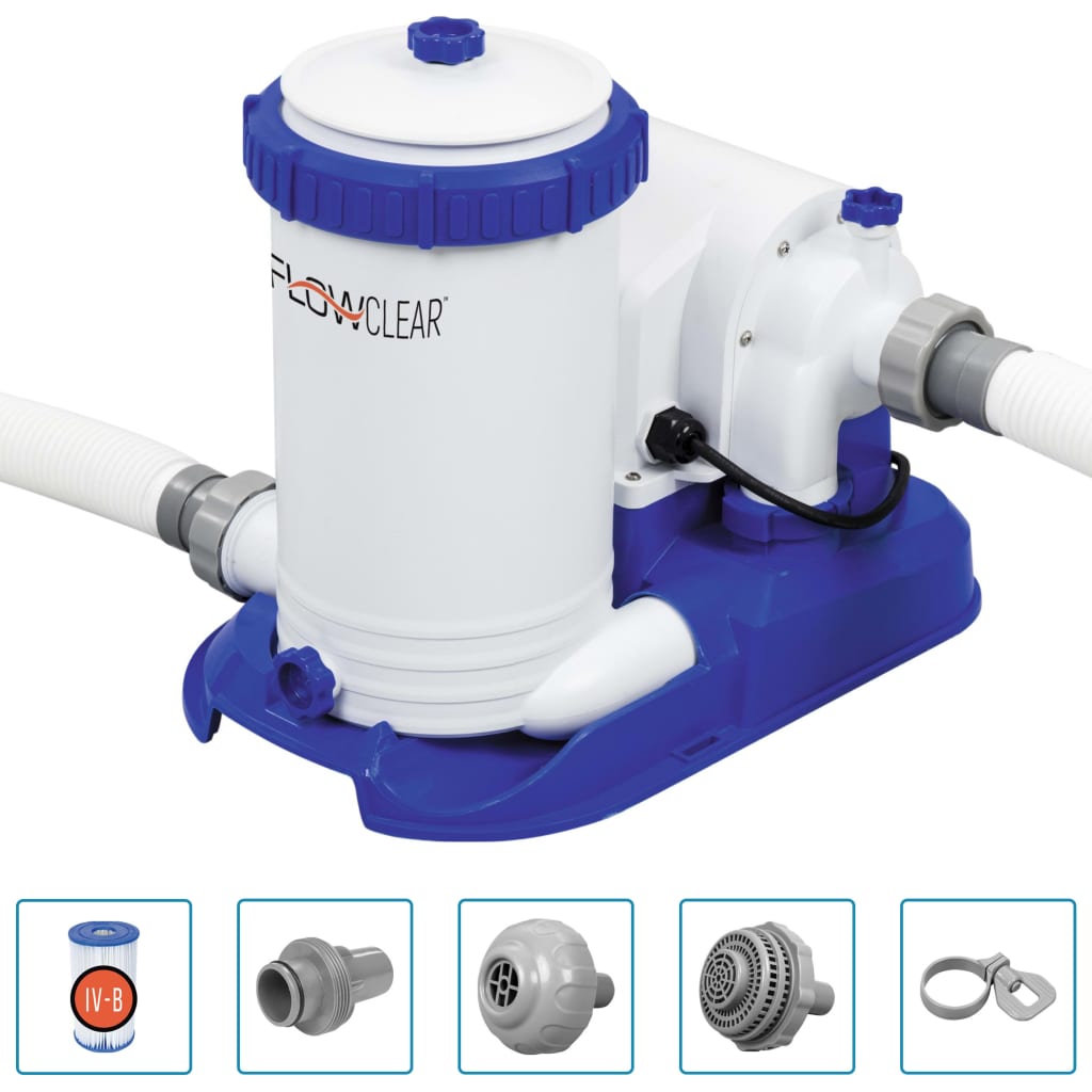 Bestway Flowerlear Pishing Filtre Pompe 9463 L U U